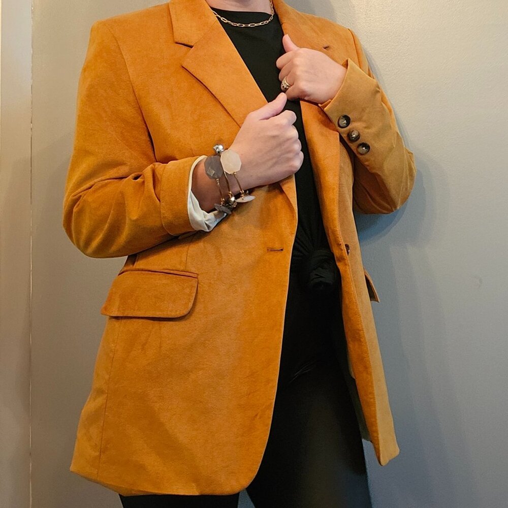 Classic Suede Blazer